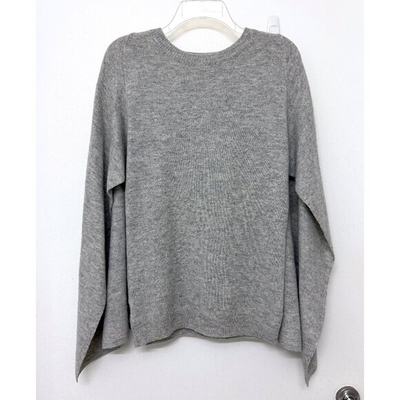 Worth New York NY Gray Wool Cape Back Sweater Knit Top Capelet Shrug XS - Picture 4 of 16